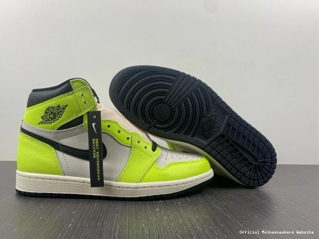 Official Maikesneakers 1 OG High Volt Jordan Air 555088-702 0729
